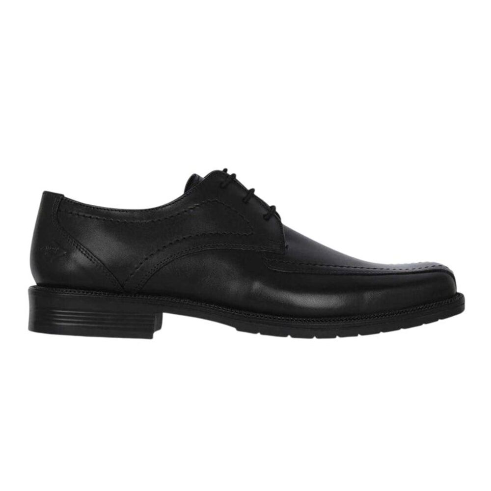 Lee Cooper Mens Glinton Leather Low Heel Shoes / Black